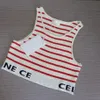 Côte tricot rouge femmes débardeur été décontracté basique maigre gilet sans manches blanc épaule Sexy femme taille S-M