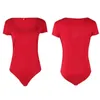 Dwuczęściowe spodnie kobiet seksowne romper bodysuit krótkie rękaw 2022 Summe solidne Jumpsuits Club Square Neck Shirt