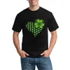 Men039s T-shirts Heren Dames39s Shamrock Hart Ierse TShirt St Patricks Day Premium T-shirt O Hals Kleding Cadeau Idee Plus Size8505643