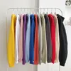 13 kolorów bluzy aksamitne zimowe damskie solidne bawełniane bawełniane bawełniane ciepłe bluzy z kapturem jesienne topy mody 220816