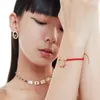 Bracelets porte-bonheur Style chinois année porte-bonheur rouge ficelle zodiaque mignon tigre Bracelet Couple petite amie dragonne cadeau étudiant BraceletCharme Lars2