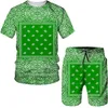 Hip Hop T -shirt Korte broek Suits Summer Men Women Tracksuit Mouw Tops 2pc Sets Sport en Casual Mens Cloths 220621