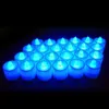 12Pcs Electronic LED Tea Light Candles Realistic BatteryPowered Flameless Candles for Home Bedroom Party Wedding Festival Decor 220527