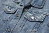 Kadın Ceketler Bahar Moda Giyim Ceket Denim Ceket Tam Kollu Gevşek Düğme İnciler Kısa Yaka Yabani Eğlence Tek Göğüslü Moda Coats S-5XL Jeans