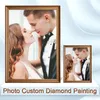 Aangepaste PO 5D DIY Diamond schilderen Volledig vierkant eigen eigen Po Cross Stitch borduurwerk diamant mozaïek foto van s decor 220623