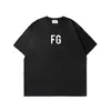 luxury mens fear god t shirts T-Shirts FG reflective laser dazzle tshirt Fashion loose couple man woman Tee Top Summer Casual Clot263Z