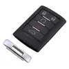 Garantido 100 para Cadillac 5 Substituição de botões Smart Remote Key Caso FOB TELE CHELL CAR STILING CAPER 257I