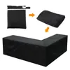 Waterproof Corner Sofa L Shape Cover Rattan Patio Garden Furniture Protective All-Purpose Outdoor Dust s 12 SIZES 220427