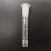 3.5" Smoking Glass Downstem 19mm male joint 14 mm female joint with sand blasting logo