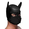БДСМ гей-игрушки Резиновая маска для бондажа Капюшоны Щенячья игра Собака Раб Подголовник Фетиш-капюшон Эротический косплей сексуальный для мужчин Косметические товары