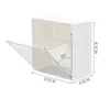 Wall Mounted Transparent Flip Storage Box Sticker Small Object Storages Boxs Multifunctional Home Storage Tool
