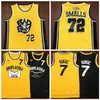 SJZL98 Mężczyzna Toni Kukoc Koszykówka Koszulka # 7Jugoplastika Jugosławii Badboy # 72 Biggie Smalls Notorious B.I.G. Szyte Bad Boy Jerseys S-3XL