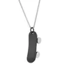 Hanger kettingen trendy straat hiphop mini skateboard ketting voor mannen en vrouwen titanium stalen link ketting kraag sieraden