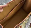 Designer Old Flower Leder Damen Einkaufstasche Mode Hohe Kapazität Klassische Handtasche Hochwertige Tragetaschen Damen Eleganz Leichte Schultertaschen