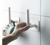 L vorm punch vrije haakhouder wand gemonteerde stoffen hanger voor jassen hoeden kleren kleding keukenrek roll badkamer badkamer