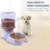 1Pc 3.8L Automatic Pet Feeder Dog Cat Drinking Bowl Large Capacity Water Food Holder Pet Supply Set Y200917269u