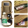 Männer Taktische Tasche Molle Armee Taille S Sport Handtasche Pack EDC Schlüssel Telefon Halter Militärische Reise Camping Jagd 220721