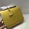 Tasarımcı Timsah Deri Marka Tasarımcı Kadın Çantalar Romantik Retro Art Style Crossbody Bag zarif sade omuz çantası 324