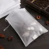 500pcs Sags de chá descartáveis ​​vazios com saco de selo de cura para o filtro de papel de tecido não tecido 220509