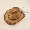 Perlen Quasten -Dekoration Sommerferienspiel Big Bim Hut Cowboy Sonnenschand Strohhut