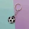 Keychains PVC Soft Rubber Key Chain Football Ring Cartoon Football Pendant World Cup Gift Toy