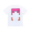 Men's Off T-shirts Men Brands Designer Cross T camisetas gradiente Dissolve Arrow Printing x Mangas curtas Tops de verão Tee casualgd1z