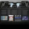 Car Organizer Rear Seat Back Storage Bag Multi-Pockets Nets Cars Trunk Auto Tidying Sundries StorageCarCar