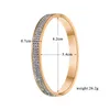 2022 Luxury Cuff Bracelet Bangles Stainless Steel Classic Brand Full Stone Bracelet Couple Bangle For Men Women Jewelry Christmas Gift Female Charm Accessory Girls