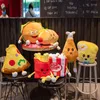 Dessin Animé Mignon Fast Food Câlin En Peluche Hot Dog Popcorn Cuisses De Poulet Pizza Chips Coussin Enfants Drôle Chambre Décor Oreiller J220704