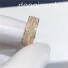 Pierścienie projektantów Funky Crystal Pierścień Moda luksusowa marka Bridal Gold Jewelry Diamond Dongjewelrys9196283