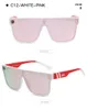 QS808 Модные солнцезащитные очки Мужчины женщины на открытом воздухе большая рама негабаритные спортивные оптовые пляжные солнечные очки красочные UV400 220629