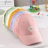 Gorra de béisbol para niños de primavera, 2 a 8 años, pequeñas margaritas, colores dulces, sombreros para niños, gorras para niños y niñas