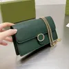 Designer Women 2G Chain Shoulder Bag 2021s Italy Brand Cowhide Crossbody Wallet Genuine Leather Mini Handbag Luxurys Designers Bags Purse