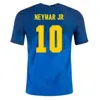 2021 Thailand Neymar National Fußball T -Shirt Paqueta Neres Coutinho Kid Football Hemd Firmino Jesus Marcelo Pele Männer Frauen Kit und Uniform