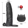 Vibrating Enlargement For Men Reusable Dildo Vibrator Penis Ring Sleeve Adult Sex Shop Sex Toy for Couples 220628