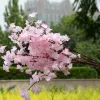 인공 벚꽃 가짜 꽃 갈 랜드 화이트 핑크 레드 보라색 이용 가능 1 M / PCS 웨딩 DIY 장식