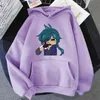 Kaeya Genshin Impact Hoodie Women Long Sleeve Crewneck Sweatshirts Streetwear Men Casual Harajuku Open World Adventure Game Tops Y220713