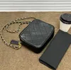 TZ Women's Vinatge Bags الكلاسيكية مصغرة الكاميرا Lambbskin Bag Gold Metalware Matelasse Chain Crossbody Ssoche حقائب مصممة كبيرة السعة 18 سم