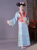 Film telewizyjny scena noszenie Qing Dynastyka Księżniczka Dress Kobiety Tradycyjne ubranie etniczne haftowane eleganckie klasyczne szaty cosplay program fantazyjny kostium