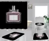 Designer print douchegordijnen stelt hipster hipster highgrade badkamer antipeeping niet -slip deodorant bad toiletmats8114350