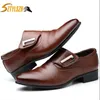 Lace-up masculina Oxfords Dress Shoes Men Leather Business Wedding Flats Man Sapatos Casual Driving Sapatos Big Size 38-48 Y200420