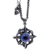 Devil Eternal Eye Personality Pendant Necklace Hip Hop Trendy Men's Fashion Street Versatile Long Accessories Jewelry Gift