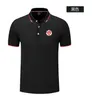 FC St. Pauli Homens e Camisa Polo De Silk Brocade De Manga Curta Esportes Lapela T-shirt Logotipo pode ser personalizado