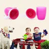 Baby Learning Drinking Cup Silicone Trainer Cup Infantile a prova di perdite Bottiglia d'acqua potabile Bambini Sippy Mug by sea 500pcs DAJ468