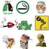 50st Weed-klistermärken Smoking Cool Stickers vape Vattentät anteckningsbok Bagage Resväska Graffiti DIY-klistermärke barnleksak