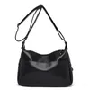 Sacs de soirée Simple Noir Femmes Sac À Bandoulière A Main Bandoulière Femme Vintage En Cuir Messenger Sac Bolsa Femininas Designer Sac À Main