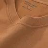 T-shirt manica lunga con stampa lettera primavera inverno uomo 100% cotone pullover taglie forti marchio di abbigliamento 220325