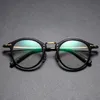 Mode Sonnenbrille Rahmen Super Licht Acetat Gläser Männer Retro Runde Brillen Wome Brillen Reinem Titan Optische Rezept Brillen Rahmen