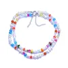 Chokers Fashion Irregular Acrylic Beads Pearls Handmade Necklaces Women Jewelry Kids DIY Statement Charm Necklace AccessoriesChokers