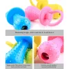 9cmx3.7cm tpr pacifier على شكل الكلاب التسنين مضغ لعبة تفاعلية لتنظيف الأسنان جرو التدريب المضاد للخلع